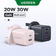 【Nexode】UGREEN 45W/30W/20W GaN Charger USB-C/USB-A 2/3 Ports Charger Nexode GaN Fast Charger USB-C P