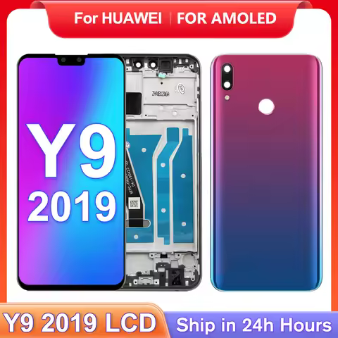 For HUAWEI 6.5''Y9 2019 For AMOLED Enjoy 9 Plus JKM-LX1 LX2 LX3 AL00 LCD Display Touch Screen Digiti