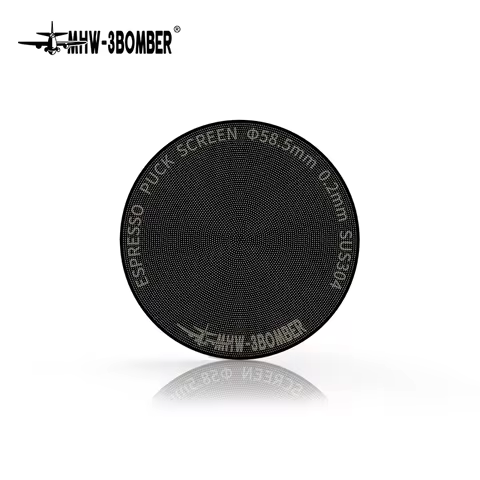 MHW-3BOMBER 51/53/58.5mm Puck Screen 0.2/0.8mm Metal Reusable Coffee Filter for Espresso Portafilter