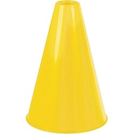 Yellow Plastic Megaphone (8.25" x 6") – 1 Pc - Eco-Friendly & Lightweight Design - Ideal For Sports 