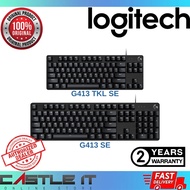Logitech G413 SE Full Size or TKL Mechanical Tactile Keyboard Wired White Backlight