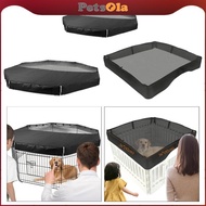 PETSOLA Puppy Playpen Cover Heavy Duty Waterproof Washable Portable Foldable Mesh Fabric Top Covers 
