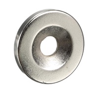 White Magnet Magnet Neodymium Round CoinRing 22x3-5 22x3mm hole 5mm N35