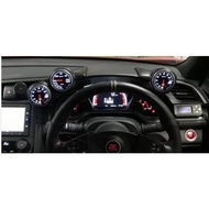 BKFD Seeker Style FRP Meter Hood for Honda Civic Type R FK7/FK8/FC – 60mm Gauge Mount (Semi-Gloss Bl