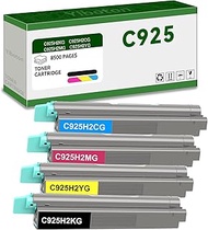 YiBonton C925 Remanufactured C925 High Yield 4PK Toner Cartridge C925H2KG C925H2CG C925H2MG C925H2YG