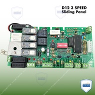 D12 DC 3 DC3 speed SLIDER Dc max 3 SlD dc777 Auto Gate DC 3 Speed Sliding Control Panel / Board PCB