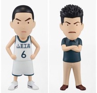 SLAM DUNK FIGURE COLLECTION 山王 工業 松本 稔 # 6 & 堂本 五郎 教練