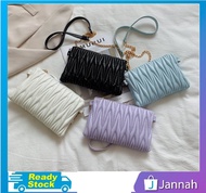 Jannah Fish Chain Sling Shoulder Dinner Travel Tote Ladies Bag Handbag Beg Perempuan 6P4