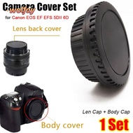 YOLANDA 1Set Rear Lens Cap, Cover Protector Lid Cap Set Camera Cap Cover, Durable Camera Lens Lightw