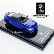 Blue BMW M8 coupe Car diecast