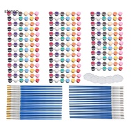 Paint Set - 12 Colors of Fine Sticky Acrylic Paint - Easy to Carry, Washable Paint  Easy to Use