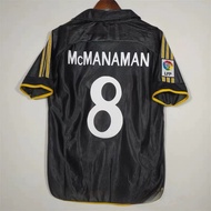 Genuine 98-00 Away Retro Jersey 14 Guti 7 Raul Redondo Long Short Sleeve Football Uniform Customizat