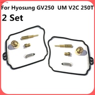 ❤️For Hyosung GV250 Aquila UMV2C Carburetor Repair Rebuild Main Jet For Pilot Jet Kit[my]