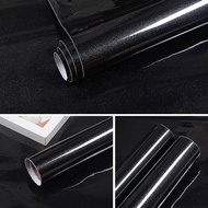 Pelekat Dinding Hitam Mutiara Shiny Black Pearlescent Wall Sticker 珍珠黑亮面墙贴