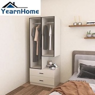 奶油風衣櫃 wardrobe 衣櫃 實木衣櫃 轉角衣櫃 掩門衣櫃 Solid wood wardrobe 衣櫥 組合櫃 掛衣櫃  高櫃 Y-W2001-XH