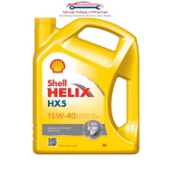 Oli Shell Galon Kuning HX5 / SEGEL HOLOGRAM ORIGINAL / Pelumas Mobil / Oli Mobil 4 Liter - SHELL HEL