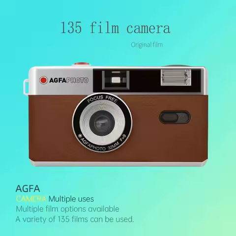 Cassic Film Fool With Flash 135 Point And Shoot Film Camera 35mm Film AGFA Film Camera, Non Disposab