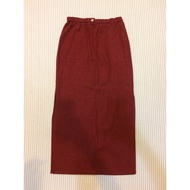 Dark Red Maxi / Long Skirt