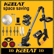 KEELAT 20V Cordless Grass Cutter Grass Trimmer Lawn Mower Mesin Potong Rumput 割草机