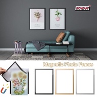 ROWAN1 Magnetic Photo Frame, Self Adhesive Wall Home Decor Magnetic Picture Frames, Photo Display Po