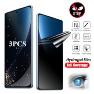 3Pcs Hydrogel Screen Protector For Realme Narzo 80x 80 Pro Lite 5G Anti Spy Anti Peep Hydrogel Film 