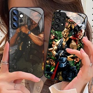 Arnold Schwarzenegger Tempered Glass Phone Case For Samsung Galaxy S24 Ultra S23 Fe S22 Plus S21 S20