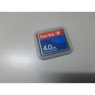 SanDisk Compact Flash CF Card 4GB Memory Card