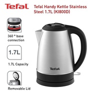 [TEFAL 1.7L] Tefal Handy Stainless Steel Kettle / Cerek Elektrik (1.7L) KI800D