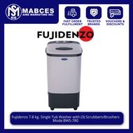 Fujidenzo 7.8 kg Single Tub Washing Machine BWS-780