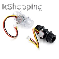 Transparent Black Flow Meter YF-201C Water Flow Sensor Turbine Flow Meter 4 Points Flow Sensor
