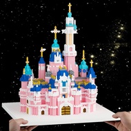 Compatible with LEGO Pink Dream Princess, Disney Castle Build, Children's Toy Girls'