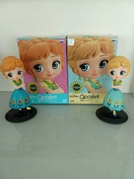 Qposket Disney Frozen Princess Anna Fever Design display figure A B 色 迪士尼冰雪奇緣 安妮公主狂熱系列擺設公仔