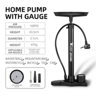 West Biking Bike Pump Motorcycle Air Pump 160PSI Meter YP0711142