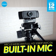 ARCUS Webcam Full HD 1080P AWC-06 Garansi Resmi - Webcam - Webcam Gaming - Alat Gaming - Alat Stream