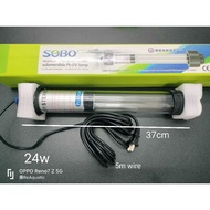 *Ready Stock* SOBO Pond UV Light Sterilizer Submersible for Fish Pond UV Light UV Lamp ( 24W  36W  5