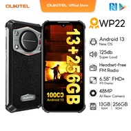 【Official shop】OUKITEL WP22 Android 13 13GB+256GB Rugged Handphone 6.58“ FHD+ 10000mAh IP68/IP69K Mo