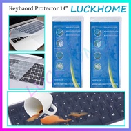 Pelindung Keyboard Notebook 14inch Keyboard Protector Cover Universal For Laptop Keyboard Protective Film 14 Inch Transparant