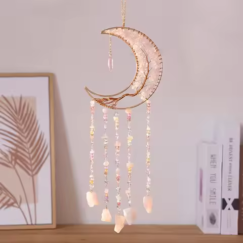 Natural Agate Collection Tree Of Life Dream catchers Crystal Stone 7 Chakra Gemstone Home Wall Hangi