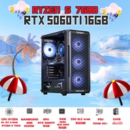 BONMECOM2 คอมประกอบ / CPU AMD AM5 RYZEN 5 7600 / RTX 5060TI 16GB / Case เลือกแบบได้ครับ