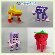 TAMAYO  Printed Figure, 67 Brainrot Figure Imaginative Miniature Craft Decoration,  Horror Game Them