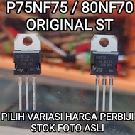 MOSFET P75NF75 / 80NF70 ORIGINAL ST 75NF75 75N75 80N70 75V 80A 70A 80V