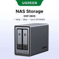 UGREEN NASync DXP2800 2-Bay Desktop NAS, Intel N100 Quad-core CPU, 8GB DDR5 RAM, 2.5GbE, 2 * M.2 NVM