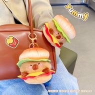 Capybara Burger Doll Keychain