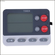 Zong Multifuntional 2 Channel Timer with Magnetic Back and Large LCD Display Screen for Cooking Clas