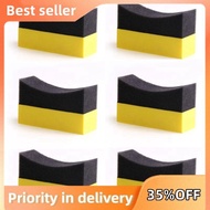 6Pcs Tire Contour Dressing Applicator Pads Gloss Shine Color