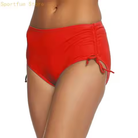 Women Swim Briefs Low Rise Briefs Underwears Breathable Drawstring Underpants Women Swimming Briefs 