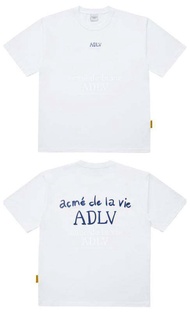 [acme de la vie] ★ With the HiddenTag OVERSIZED★ ADLV GLOSSY BASIC MARKER BASIC LOGO CITY EMBROIDERY