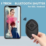 I TECH Wireless Bluetooth Shutter Remote Control Selfie Camera For iOS Android Cellphones