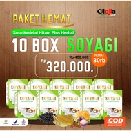 HITAM Reseller Package SOYAGI Milk DIET Black Soy Milk 10 Boxes