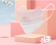 Sakura 3D Mask 50pcs Adult Duckbill Face Mask Independent Packaging 3ply Disposable Slimming Face Ma